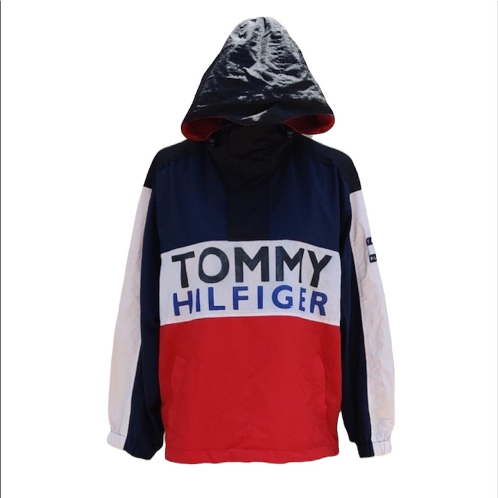 Tommy Hilfiger Two In One Convertible Windbreaker + Fanny Pack